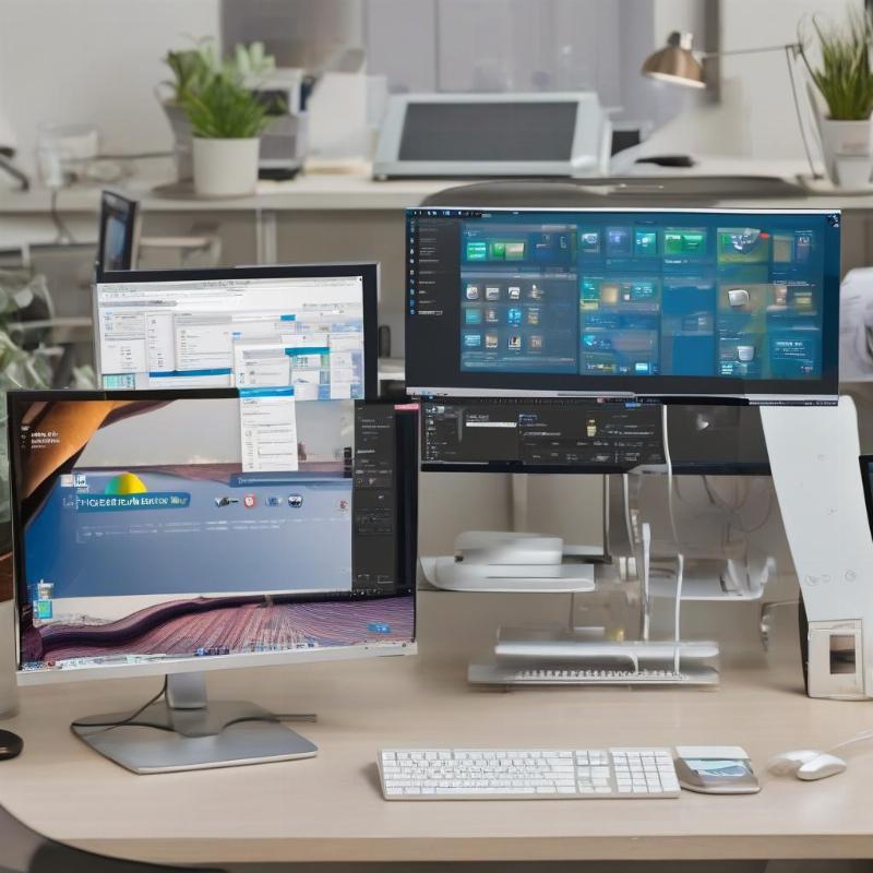 Màn hình máy tính hiển thị giao diện cài đặt driver và các biểu tượng phần mềm phổ biến